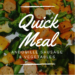 Quick Meal: Andouille Sausage and Vegetables